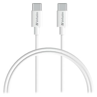 Verbatim 66586 Charge & Sync USB-C to USB-C Cable 1m White