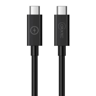 Cruxtec CTC-2HW-3MBK 3m USB-C to USB-C Cable for Syncing & Charging ( 240W )