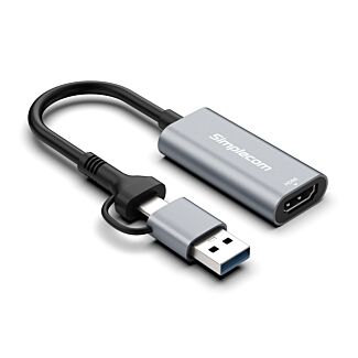 Simplecom DA306C USB 3.0 and USB-C to HDMI Video Card Adapter
