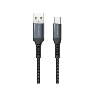 Rockrose RRCS07C Powerline AC 3A 1M USB-C Fast Charge & Data Sync Cable