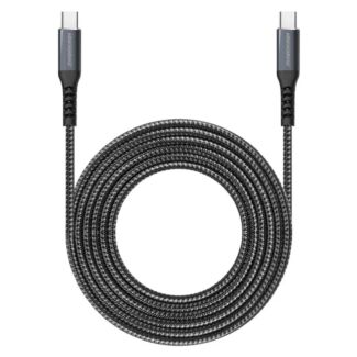 Rockrose RRCS07CC1P Powerline CC1 Pro 3A 100W Max 1M USB-C to USB-C Fast Charge & Data Sync Cable