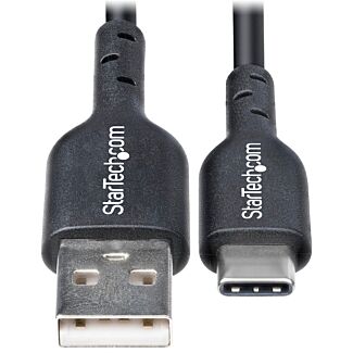 StarTech USB2AC1MNC 1m USB-A to USB-C Charging Cable Black