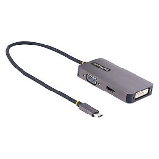 StarTech 118-USBC-HDMI-VGADVI USB C Video Adapter