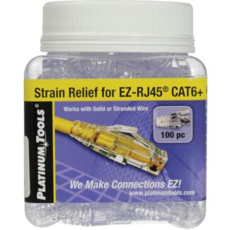 Platinum Tools 202036J EZ-RJ45 CAT6 Strain Relief 100 Pack