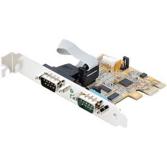 StarTech 21050-PC-SERIAL-CARD PCIE dual serial port card - 16C1050 UART 5V/12V Status Lights