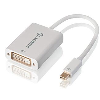 Alogic MDP-DVI-AIC Premium 15cm Mini DisplayPort to DVI Adapter White - Male to Female