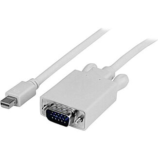 StarTech MDP2VGAMM15W 15ft Mini DisplayPort MDP to VGA Adapter