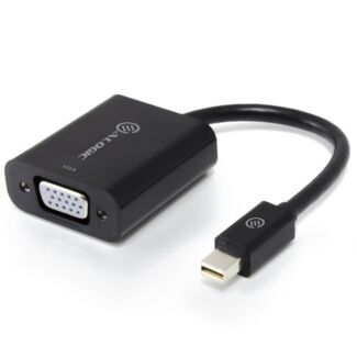 Alogic MDP-VGBK-ACO Elements 20cm Mini DisplayPort to VGA Adapter - M to F - Black