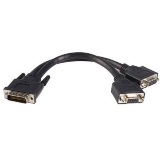 Alogic DMS59-VGA DMS59 to 2 X VGA Female Display Splitter Adapter - (1) M to (2) F