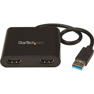 StarTech USB32HD2 USB to Dual HDMI Adapter - 4K