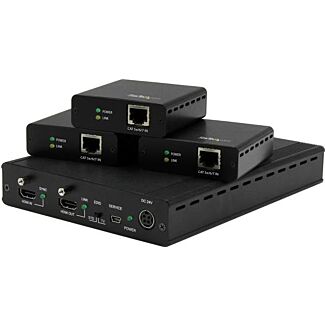 StarTech ST124HDBT 3 PORT HDBASET EXTENDER KIT - UP TO 4K