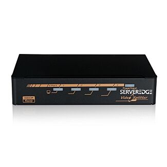 Serveredge A4HDPS 4-Port HDMI Video Splitter with Signal Auto detect & HDCP Compliant