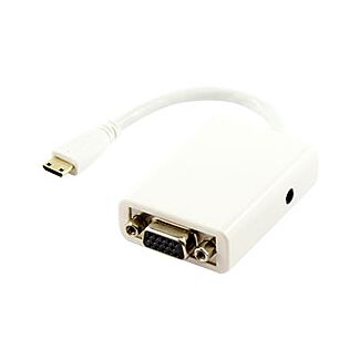 Comsol HD-MNV35-AD Mini HDMI Male to VGA Female + 3.5mm Audio Adapter