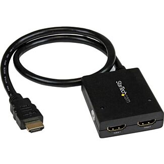 StarTech ST122HD4KU 4K HDMI 2-Port Video Splitter - 4K 30Hz