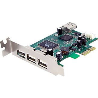 StarTech PEXUSB4DP 4 Port LP PCI Express USB Card