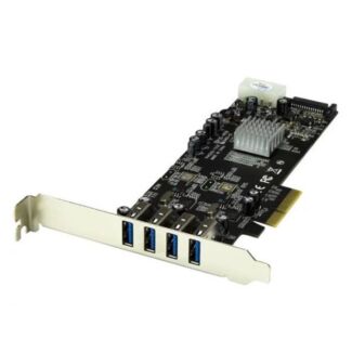 StarTech PEXUSB3S42V 4 Port Dual Bus PCIe USB 3 Card w/ UASP