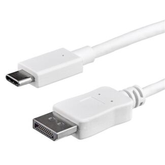 StarTech CDP2DPMM1MW 1m USB-C to DisplayPort Cable - USB C to DP Adapter - White