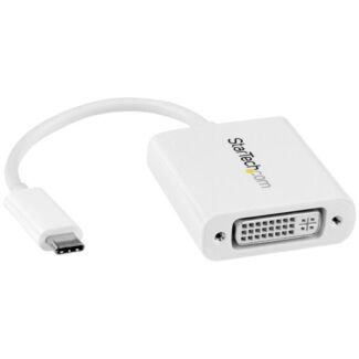 StarTech CDP2DVIW USB-C to DVI Adapter - White