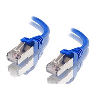 Alogic C6A-0.5-Blue-SH 0.5m 10GB Ethernet Shielded CAT6A LSZH Network Cable - Blue