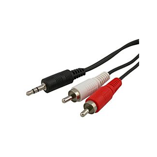 Comsol 35-2XRCA-02 2M 3.5mm Stereo Male to 2 x RCA Male Audio Cable