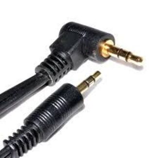 3.5mm - 3.5mm Combined Audio Jack Male to Male Cable-Right Angle CAMTMR