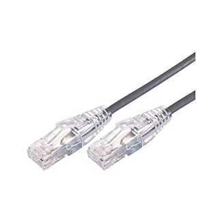 Comsol UTP-.5-C6A-UT-GRY 0.5m RJ45 Cat 6A Ultra Thin Patch Cable - Grey