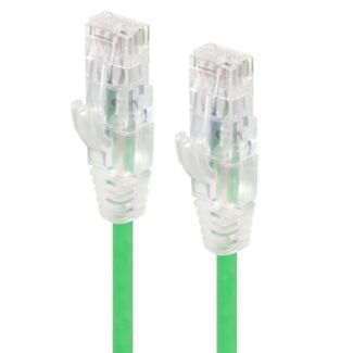 Alogic C6S-01GRN 1m Green Ultra Slim Cat6 Network Cable UTP 28AWG