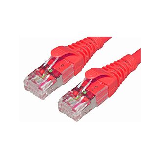 Comsol STP-1.5-C6A-RED 1.5M 10GbE Cat 6A S/FTP Shielded Patch Cable - Red