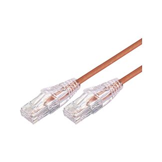 Comsol UTP-1.5-C6A-UT-ORA 1.5m RJ45 Cat 6A Ultra Thin Patch Cable - Orange