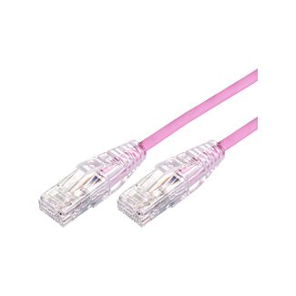 Comsol UTP-1.5-C6A-UT-PNK 1.5m RJ45 Cat 6A Ultra Thin Patch Cable - Pink