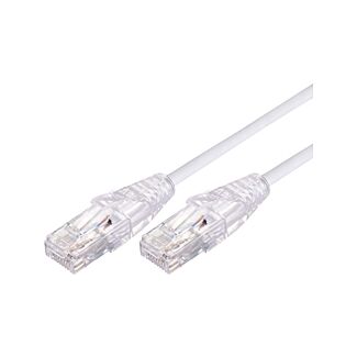 Comsol UTP-1.5-C6A-UT-WHT 1.5m RJ45 Cat 6A Ultra Thin Patch Cable - White