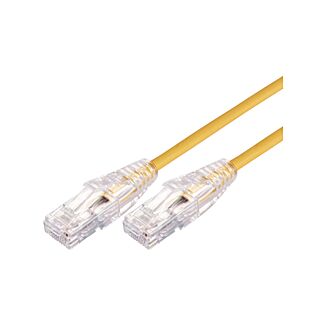 Comsol UTP-1.5-C6A-UT-YEL 1.5m RJ45 Cat 6A Ultra Thin Patch Cable - Yellow