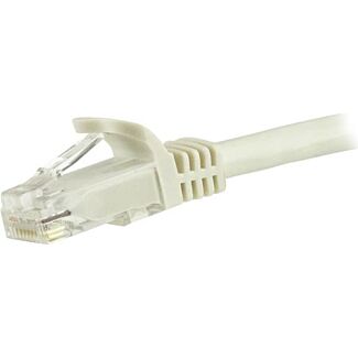 StarTech N6PATC10MWH 10m White Snagless UTP Cat6 Patch Cable