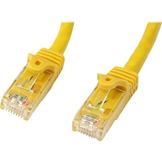 StarTech N6PATC10MYL 10m Yellow Snagless UTP Cat6 Patch Cable