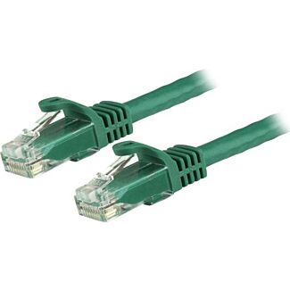 StarTech N6PATC15MGN 15 m Green Snagless Cat6 UTP Patch Cable