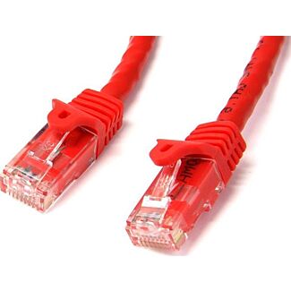 StarTech N6PATC1MRD 1m Red Snagless UTP Cat6 Patch Cable