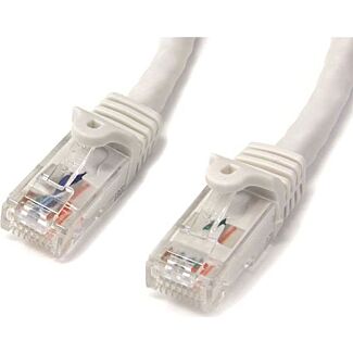 StarTech N6PATC1MWH 1m White Snagless UTP Cat6 Patch Cable