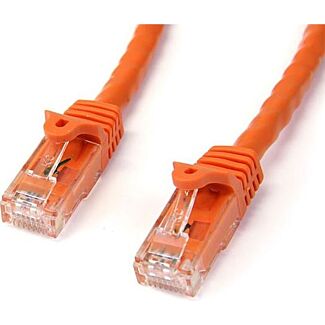 StarTech N6PATC2MOR 2m Orange Snagless UTP Cat6 Patch Cable