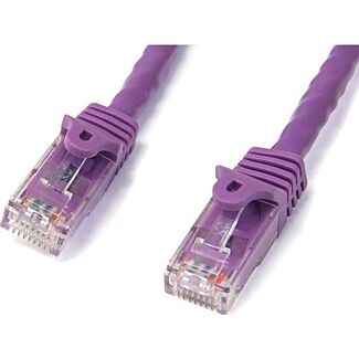 StarTech N6PATC2MPL 2m Purple Snagless UTP Cat6 Patch Cable