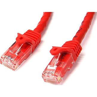 StarTech N6PATC2MRD 2m Red Snagless UTP Cat6 Patch Cable