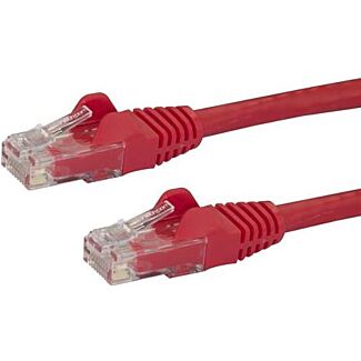 StarTech N6PATC50CMRD 0.5m Red Snagless Cat6 Patch Cable