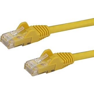 StarTech N6PATC50CMYL 0.5m Yellow Snagless Cat6 Patch Cable