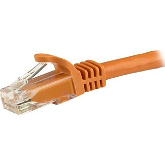 StarTech N6PATC7MOR 7m Orange Snagless UTP Cat6 Patch Cable