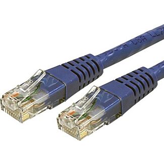 StarTech C6Patch3BL 3 FT Blue Molded CAT6 UTP Patch Cable