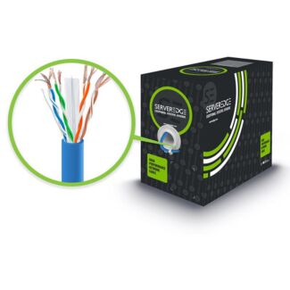 Serveredge C6UTSTR305-BU CAT6 305m Network Cable - UTP Stranded PVC 23AWG - BLUE