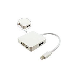 Comsol MD-DDH-AD 20cm Mini DisplayPort Male to HDMI/DVI/DisplayPort Adapter