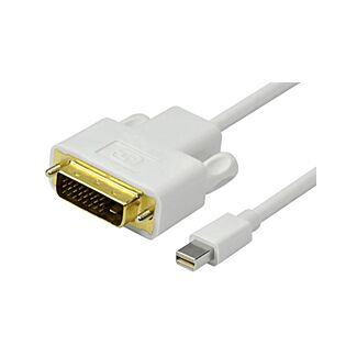 Comsol MD-DVI-010 1M Mini DisplayPort Male to DVI-D Single Link Male Cable