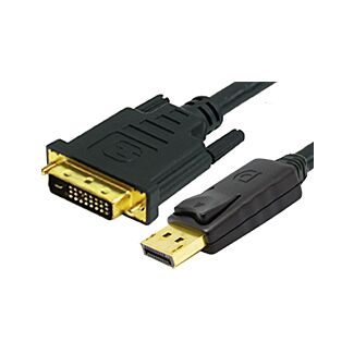 Comsol DP-DVI-MM-01 1M DisplayPort Male to Single Link DVI-D Male Cable