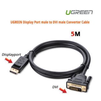 UGREEN ACBUGN10223 DP male to DVI male cable 5M