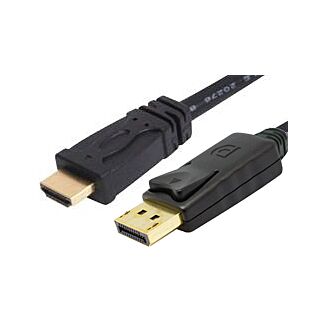 Comsol DP-HDMI-MM-01 1M DisplayPort Male to HDMI Male Cable